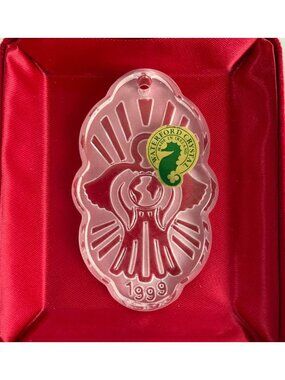 Waterford Crystal 1999 Joy To The World Ornament Songs Of Christmas Collection B